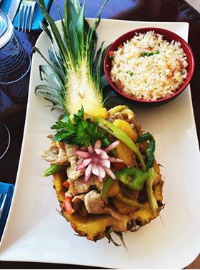 porc dans l'ananas